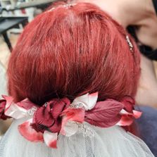 Brautfrisur rote Haare - Friseur Haargenau